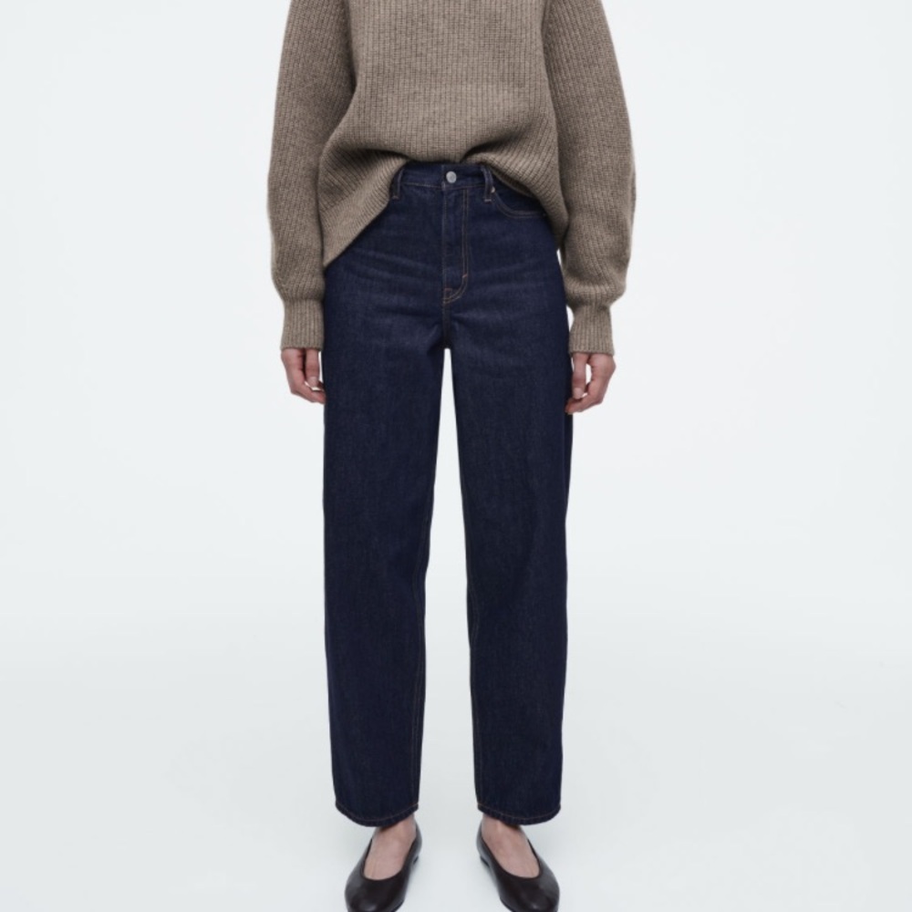 COS tapered high rise jeans